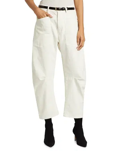 Nili Lotan Women's Shon Corduroy Pants - Stone - Size 12 | Thumbnail 3 Nili Lotan Women's Shon Corduroy Pants - Stone - Size 12 | Thumbnail 3