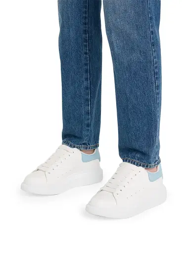 Alexander McQueen Women's Leather Low-Top Sneakers | Thumbnail 2 Alexander McQueen Women's Leather Low-Top Sneakers | Thumbnail 2