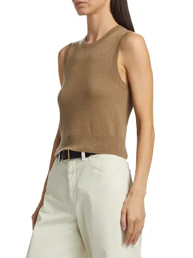 Nili Lotan Women's May Cashmere Sweater Vest | Thumbnail 4 Nili Lotan Women's May Cashmere Sweater Vest | Thumbnail 4