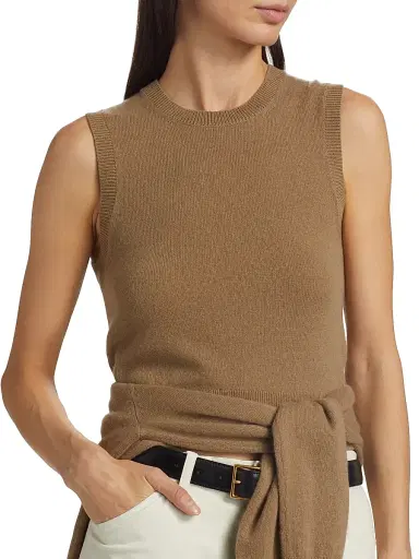 Nili Lotan Women's May Cashmere Sweater Vest | Thumbnail 6 Nili Lotan Women's May Cashmere Sweater Vest | Thumbnail 6