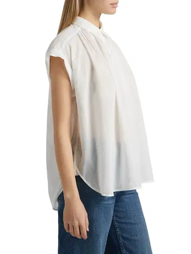 Nili Lotan Women's Normandy Pleated Blouse - | Thumbnail 4 Nili Lotan Women's Normandy Pleated Blouse - | Thumbnail 4