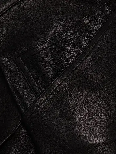 Nili Lotan Women's Shon Leather Pants - Black - Size 8 | Thumbnail 7 Nili Lotan Women's Shon Leather Pants - Black - Size 8 | Thumbnail 7