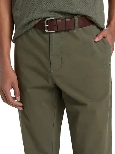 Vince Men's Owen Stretch-Cotton Straight-Leg Trousers - Coulter Green | Thumbnail 6 Vince Men's Owen Stretch-Cotton Straight-Leg Trousers - Coulter Green | Thumbnail 6