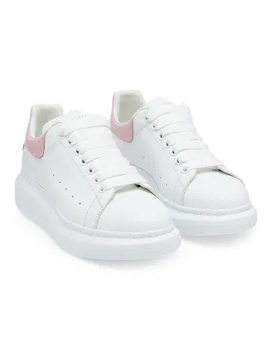 Alexander McQueen Women's Leather Low-Top Sneakers - White Patchouli - Size 11.5 | Thumbnail 2 Alexander McQueen Women's Leather Low-Top Sneakers - White Patchouli - Size 11.5 | Thumbnail 2