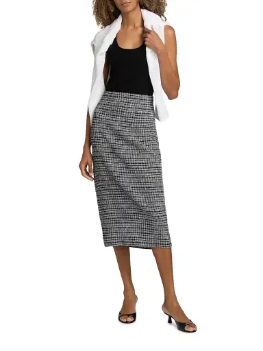 Vince Women's Stretch Rib-Knit Scoopneck Tank | Thumbnail 2 Vince Women's Stretch Rib-Knit Scoopneck Tank | Thumbnail 2