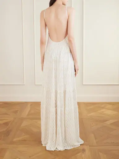 Missoni Metallic Crochet-knit Halterneck Maxi Dress | Thumbnail 3 Missoni Metallic Crochet-knit Halterneck Maxi Dress | Thumbnail 3