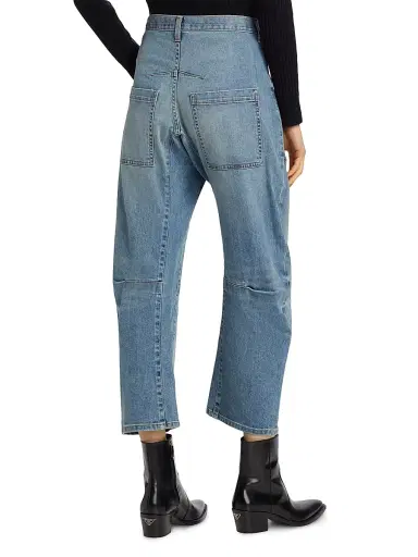 Nili Lotan Women's Shon Barrel Jeans | Thumbnail 5 Nili Lotan Women's Shon Barrel Jeans | Thumbnail 5