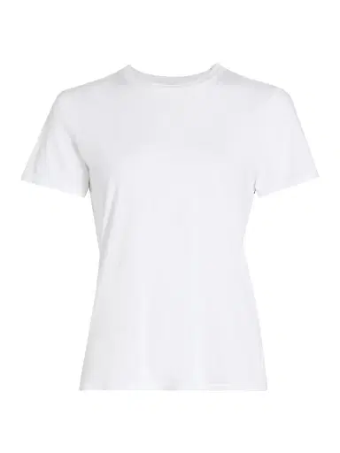 Nili Lotan Women's Mariela Cotton Crewneck T-Shirt - White | Thumbnail 1 Nili Lotan Women's Mariela Cotton Crewneck T-Shirt - White | Thumbnail 1