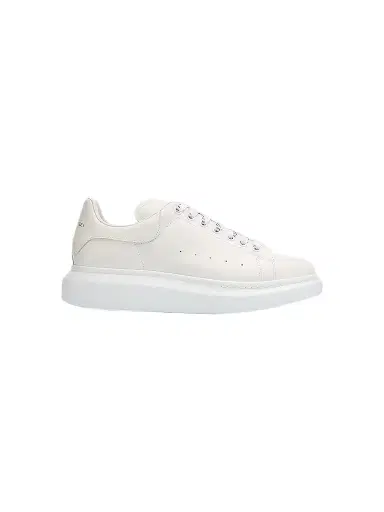 Alexander McQueen Men's Oversized Leather Platform Sneakers - White - Size 9 | Thumbnail 1 Alexander McQueen Men's Oversized Leather Platform Sneakers - White - Size 9 | Thumbnail 1