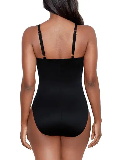 Miraclesuit Swim Women's Starr Gathered One-Piece Swimsuit - Black - Size 6 | Thumbnail 4 Miraclesuit Swim Women's Starr Gathered One-Piece Swimsuit - Black - Size 6 | Thumbnail 4