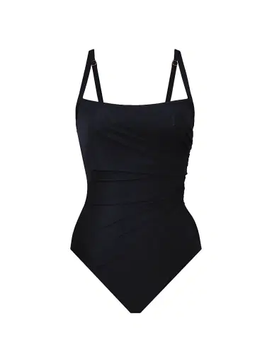 Miraclesuit Swim Women's Starr Gathered One-Piece Swimsuit - Black - Size 6 | Thumbnail 1 Miraclesuit Swim Women's Starr Gathered One-Piece Swimsuit - Black - Size 6 | Thumbnail 1