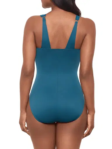 Miraclesuit Swim Women's Illusionist Azura One-Piece Illusionists Swimsuit - Aegean - Size 16 | Thumbnail 5 Miraclesuit Swim Women's Illusionist Azura One-Piece Illusionists Swimsuit - Aegean - Size 16 | Thumbnail 5