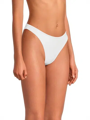 Ramy Brook Women's Isla High-Leg Bikini Bottom - White - Size XL | Thumbnail 4 Ramy Brook Women's Isla High-Leg Bikini Bottom - White - Size XL | Thumbnail 4