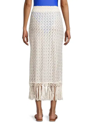 Ramy Brook Women's Gaia Zig-Zag Metallic Tassel Midi-Skirt | Thumbnail 5 Ramy Brook Women's Gaia Zig-Zag Metallic Tassel Midi-Skirt | Thumbnail 5