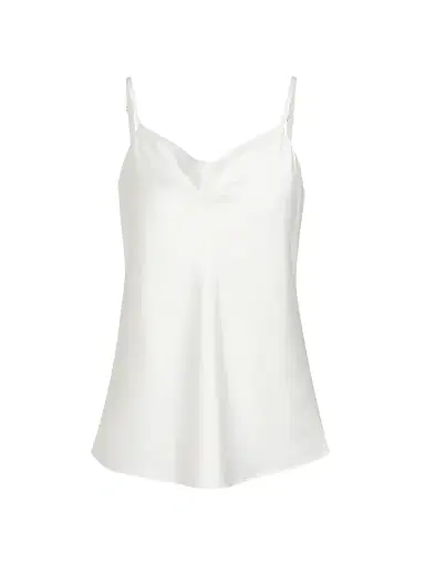 Elie Tahari Women's Katrina Satin Camisole - Sky White | Thumbnail 1 Elie Tahari Women's Katrina Satin Camisole - Sky White | Thumbnail 1