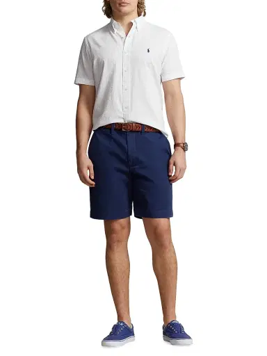 Polo Ralph Lauren Men's Classic-Fit Seersucker Shirt - White | Thumbnail 2 Polo Ralph Lauren Men's Classic-Fit Seersucker Shirt - White | Thumbnail 2
