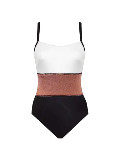 Miraclesuit Swim Women's Spectra Trifecta Colorblocked One-Piece Swimsuit - Bronze - Size 16 | Thumbnail 1 Miraclesuit Swim Women's Spectra Trifecta Colorblocked One-Piece Swimsuit - Bronze - Size 16 | Thumbnail 1