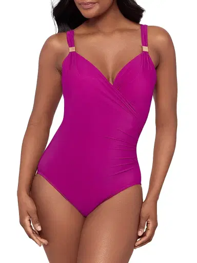 Miraclesuit Swim Women's Razzle Dazzle Siren One-Piece Swimsuit - Framboise Pink - Size 16 | Thumbnail 3 Miraclesuit Swim Women's Razzle Dazzle Siren One-Piece Swimsuit - Framboise Pink - Size 16 | Thumbnail 3