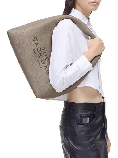 Marc Jacobs Women's The Sack Bag - Cement | Thumbnail 2 Marc Jacobs Women's The Sack Bag - Cement | Thumbnail 2