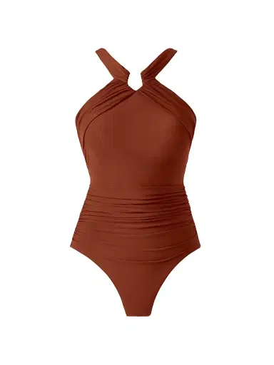 Miraclesuit Swim Women's Rock Solid Aphrodite One-Piece Swimsuit - Copper - Size 16 | Thumbnail 1 Miraclesuit Swim Women's Rock Solid Aphrodite One-Piece Swimsuit - Copper - Size 16 | Thumbnail 1
