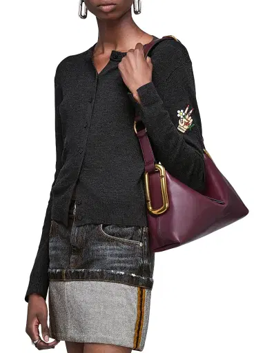 Marc Jacobs Women's Scene Medium Leather Shoulder Bag - Dark Port | Thumbnail 2 Marc Jacobs Women's Scene Medium Leather Shoulder Bag - Dark Port | Thumbnail 2