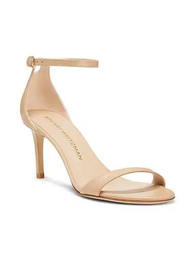 Stuart Weitzman Women's Nudist II 75MM Leather Sandals - Adobe | Thumbnail 2 Stuart Weitzman Women's Nudist II 75MM Leather Sandals - Adobe | Thumbnail 2