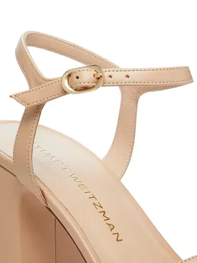 Stuart Weitzman Women's Dayna 100MM Metallic Leather Platform Sandals - Adobe | Thumbnail 6 Stuart Weitzman Women's Dayna 100MM Metallic Leather Platform Sandals - Adobe | Thumbnail 6