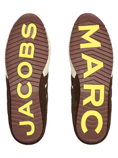 Marc Jacobs Women's The Bleeker 400 Leather Runner Sneakers - Short Bread Multi - Size 6 | Thumbnail 5 Marc Jacobs Women's The Bleeker 400 Leather Runner Sneakers - Short Bread Multi - Size 6 | Thumbnail 5