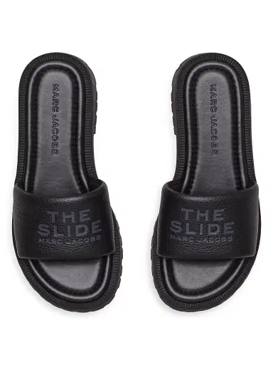 Marc Jacobs Women's The Slide Leather Sandals - Black - Size 11 | Thumbnail 3 Marc Jacobs Women's The Slide Leather Sandals - Black - Size 11 | Thumbnail 3