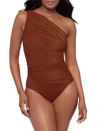 Miraclesuit Swim Women's Network Jena One-Piece Mesh Swimsuit - Copper - Size 16 | Thumbnail 3 Miraclesuit Swim Women's Network Jena One-Piece Mesh Swimsuit - Copper - Size 16 | Thumbnail 3