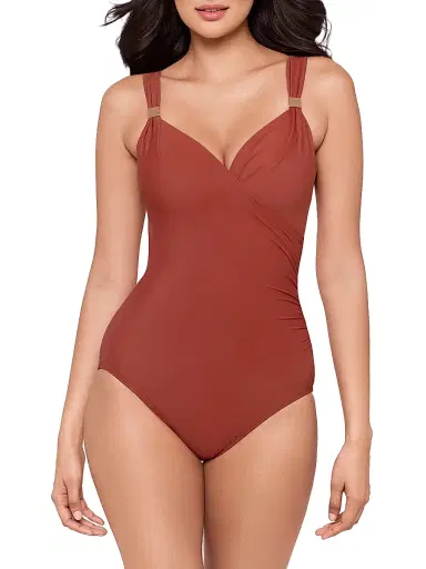 Miraclesuit Swim Women's Razzle Dazzle Siren One-Piece Swimsuit - Terra - Size 16 | Thumbnail 3 Miraclesuit Swim Women's Razzle Dazzle Siren One-Piece Swimsuit - Terra - Size 16 | Thumbnail 3