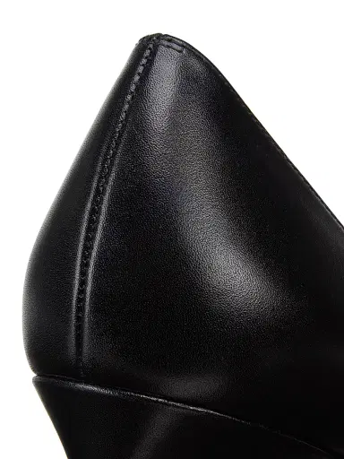 Stuart Weitzman Women's Stuart Power 85 75MM Patent Leather Pumps - Black | Thumbnail 5 Stuart Weitzman Women's Stuart Power 85 75MM Patent Leather Pumps - Black | Thumbnail 5