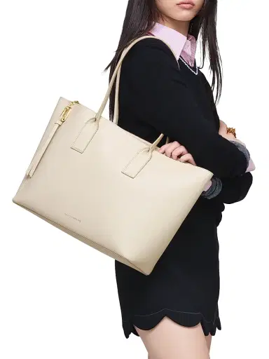 Marc Jacobs Women's Scene Work Tote Bag - Cloud White | Thumbnail 2 Marc Jacobs Women's Scene Work Tote Bag - Cloud White | Thumbnail 2