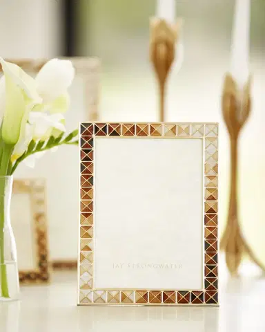 Jay Strongwater Pyramid Frame, 5" x 7" | Thumbnail 3 Jay Strongwater Pyramid Frame, 5" x 7" | Thumbnail 3