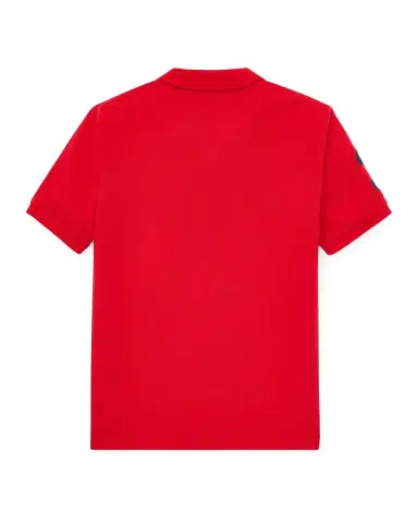 Polo Ralph Lauren Boy's Big Pony Mesh Knit Polo, Size 2 | Thumbnail 2 Polo Ralph Lauren Boy's Big Pony Mesh Knit Polo, Size 2 | Thumbnail 2