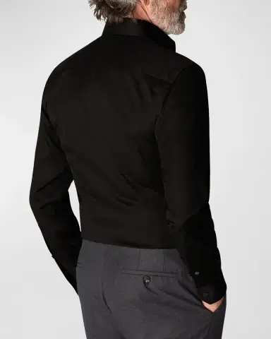 Eton Slim-Fit Twill Dress Shirt | Thumbnail 3 Eton Slim-Fit Twill Dress Shirt | Thumbnail 3