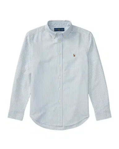 Polo Ralph Lauren Boy 's Cotton Oxford Stripe Sport Shirt | Thumbnail 1 Polo Ralph Lauren Boy 's Cotton Oxford Stripe Sport Shirt | Thumbnail 1