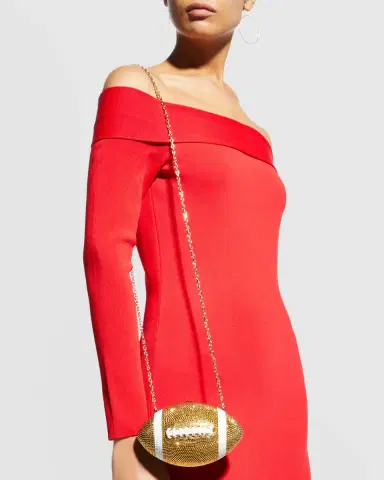 Judith Leiber Couture Crystal Football Minaudiere Bag | Thumbnail 5 Judith Leiber Couture Crystal Football Minaudiere Bag | Thumbnail 5