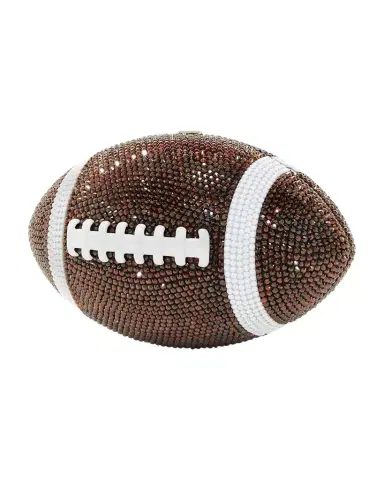 Judith Leiber Couture Crystal Football Minaudiere Bag | Thumbnail 1 Judith Leiber Couture Crystal Football Minaudiere Bag | Thumbnail 1