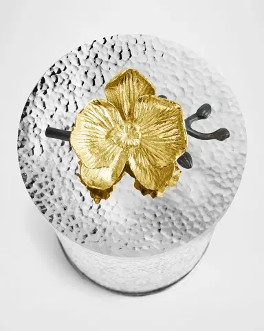 Michael Aram Gold Orchid 11.5" Large Canister | Thumbnail 3 Michael Aram Gold Orchid 11.5" Large Canister | Thumbnail 3