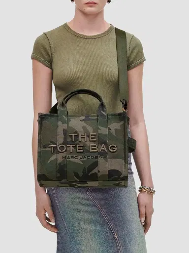 Marc Jacobs Women's The Camo Jacquard Medium Tote Bag | Thumbnail 3 Marc Jacobs Women's The Camo Jacquard Medium Tote Bag | Thumbnail 3