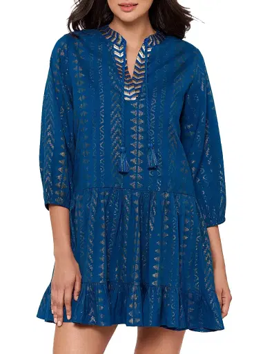 Miraclesuit Swim Women's Beach Etc. Cotton-Blend Jacquard Minidress | Thumbnail 2 Miraclesuit Swim Women's Beach Etc. Cotton-Blend Jacquard Minidress | Thumbnail 2