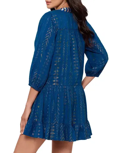 Miraclesuit Swim Women's Beach Etc. Cotton-Blend Jacquard Minidress | Thumbnail 3 Miraclesuit Swim Women's Beach Etc. Cotton-Blend Jacquard Minidress | Thumbnail 3
