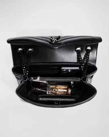 Saint Laurent Loulou Medium YSL Shoulder Bag in Quilted Leather | Thumbnail 6 Saint Laurent Loulou Medium YSL Shoulder Bag in Quilted Leather | Thumbnail 6