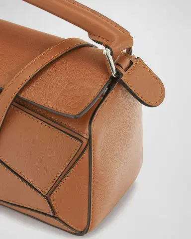 Loewe Puzzle Mini Top-Handle Bag in Leather | Thumbnail 5 Loewe Puzzle Mini Top-Handle Bag in Leather | Thumbnail 5