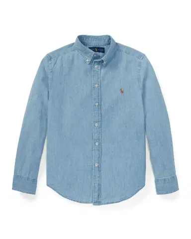 Polo Ralph Lauren Boy's Woven Chambray Shirt | Thumbnail 1 Polo Ralph Lauren Boy's Woven Chambray Shirt | Thumbnail 1