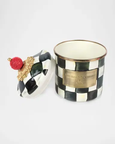 MacKenzie-Childs Courtly Check Enamel Canister | Thumbnail 2 MacKenzie-Childs Courtly Check Enamel Canister | Thumbnail 2