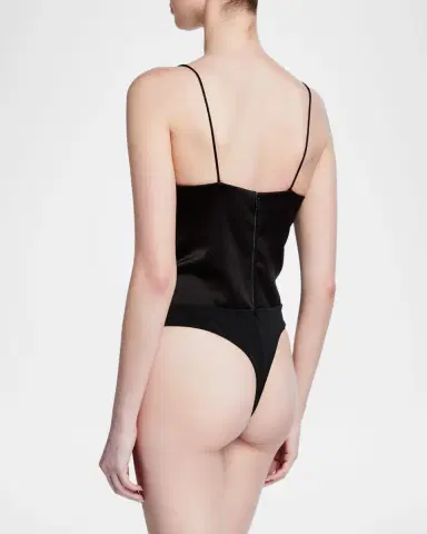 ALICE + OLIVIA Harmon Satin Bodysuit | Thumbnail 3 ALICE + OLIVIA Harmon Satin Bodysuit | Thumbnail 3