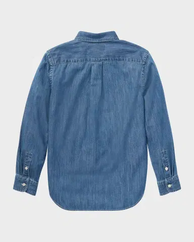 Polo Ralph Lauren Boy's Woven Chambray Shirt | Thumbnail 2 Polo Ralph Lauren Boy's Woven Chambray Shirt | Thumbnail 2