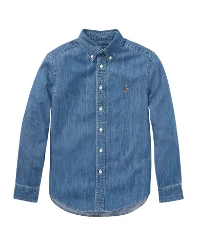 Polo Ralph Lauren Boy's Woven Chambray Shirt | Thumbnail 1 Polo Ralph Lauren Boy's Woven Chambray Shirt | Thumbnail 1